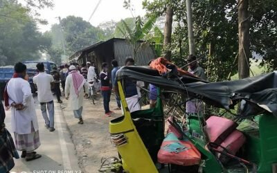 ভোলায় ছাত্রনেতার উদ্যোগে ১,০০০ মাস্ক বিতরণ
