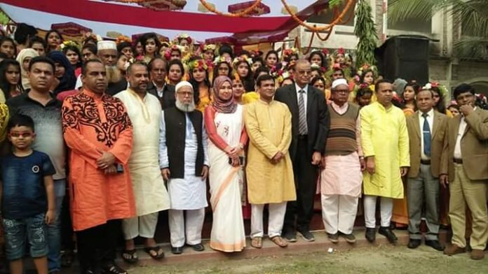 কালিহাতীতে বসন্ত বরণ পালিত