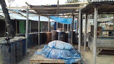 দুমকিতে বাসস্ট্যান্ডে যাত্রী ছাউনি না থাকায় যাত্রীদের দুর্ভোগ